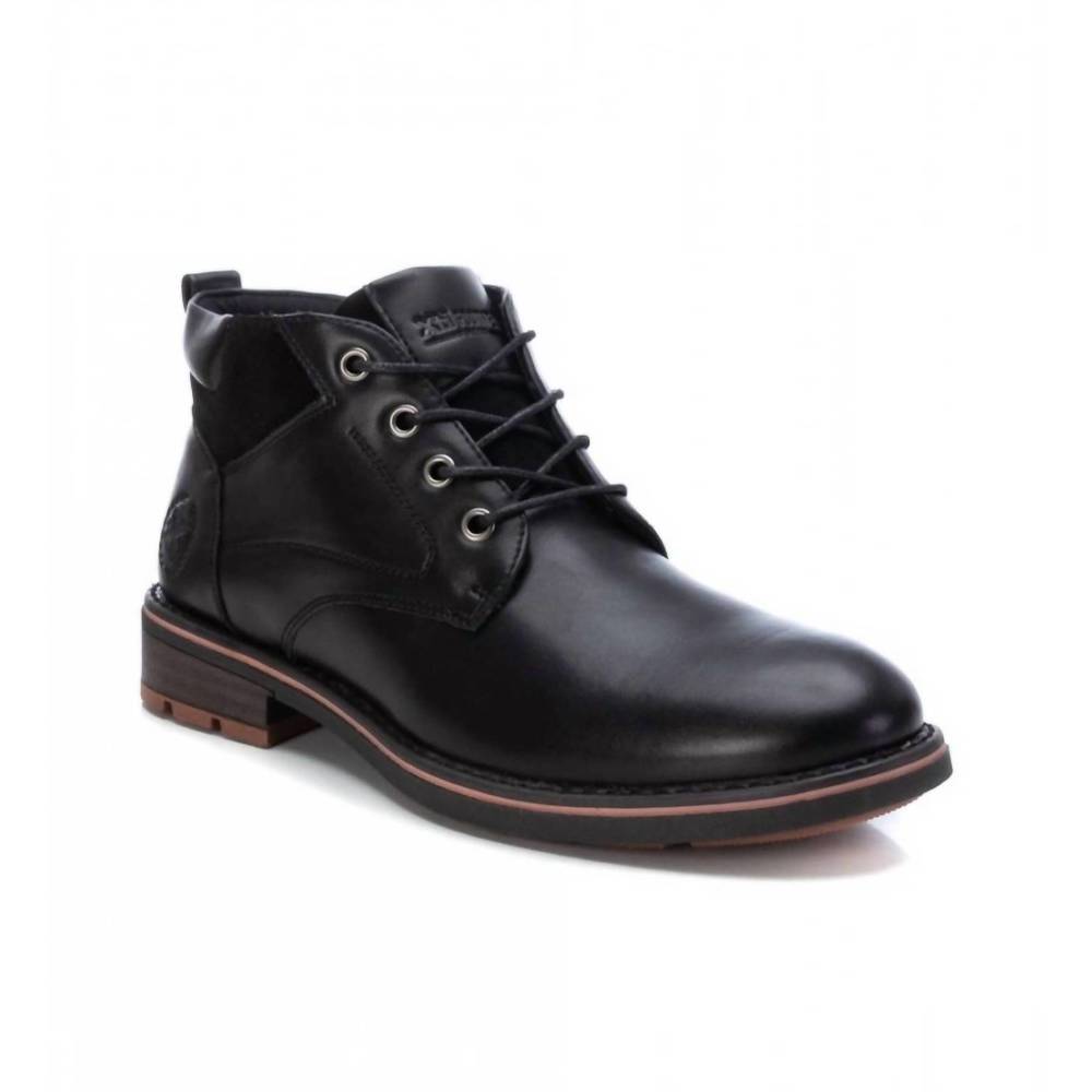NEW XTI men's casual ankle boots in black